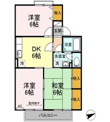 セジュール国府の物件間取画像